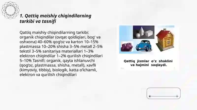 Qattiq maishiy chiqindilar ularni qayta ishlash va komish muammolari 3