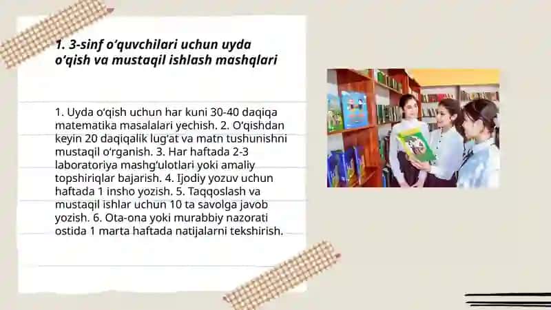3-sinflar uchun sinfdan tashqari oʻqish uchun oʻquv qoʻllanmasi 3