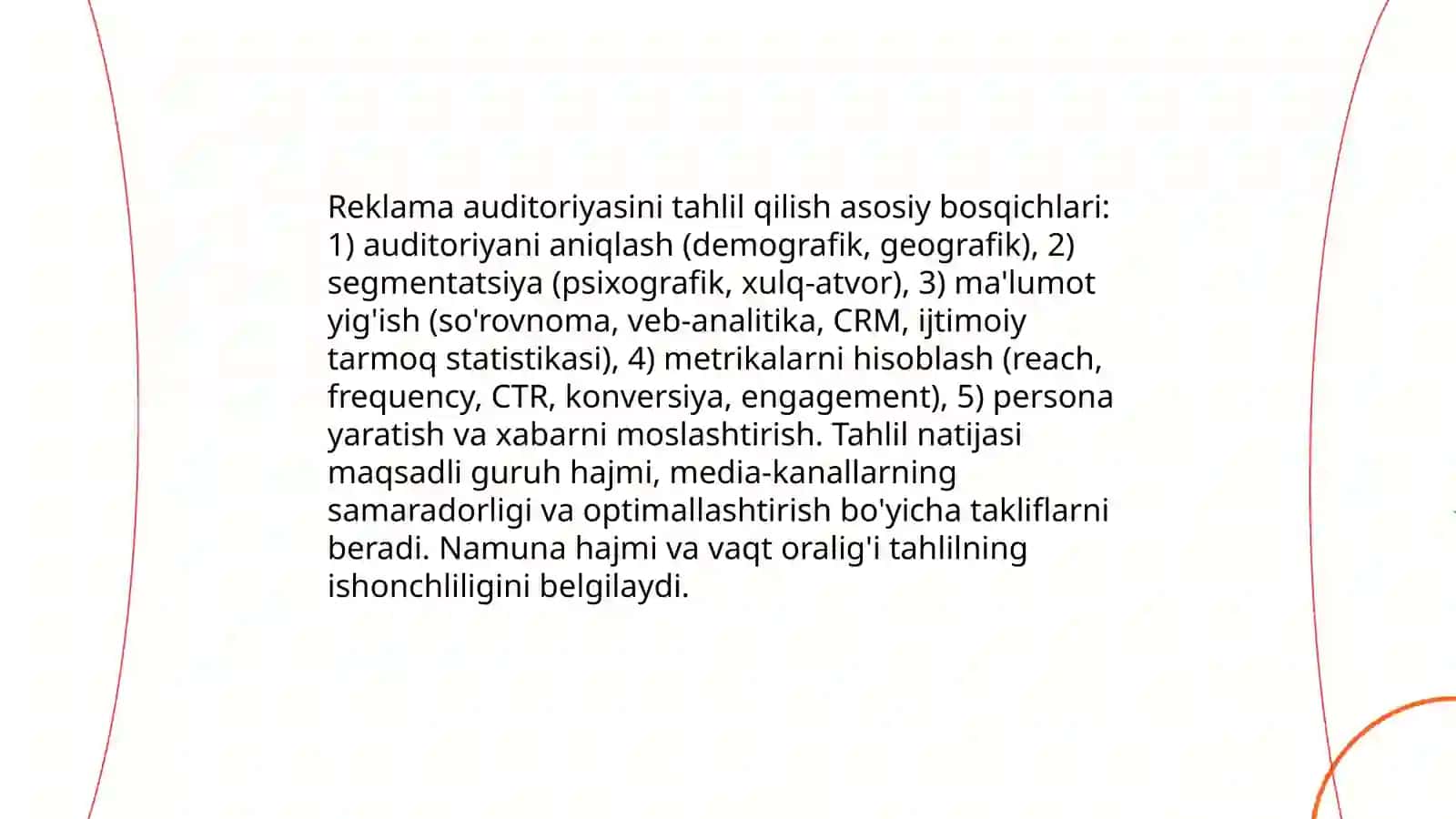 Reklama tahlili 3