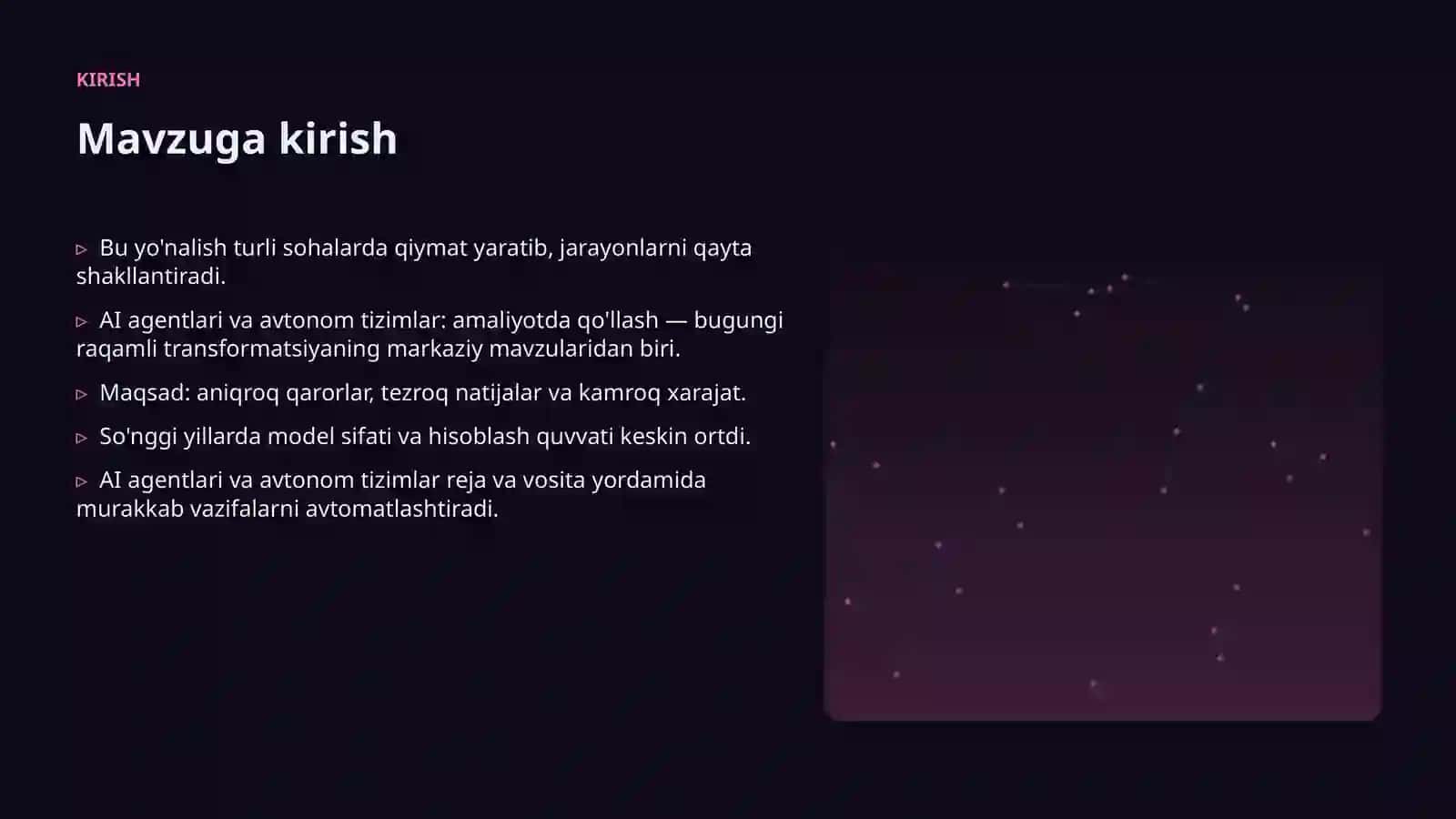 AI agentlari va avtonom tizimlar: amaliyotda qo'llash 3