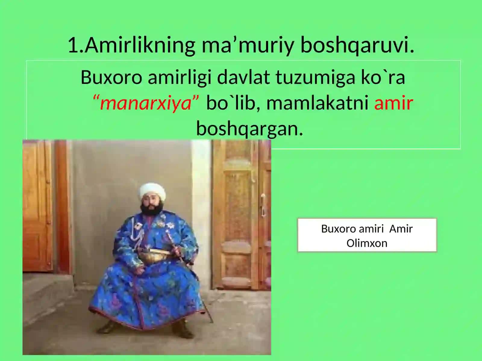 Buxoro amirligida davlat boshqaruvi 3