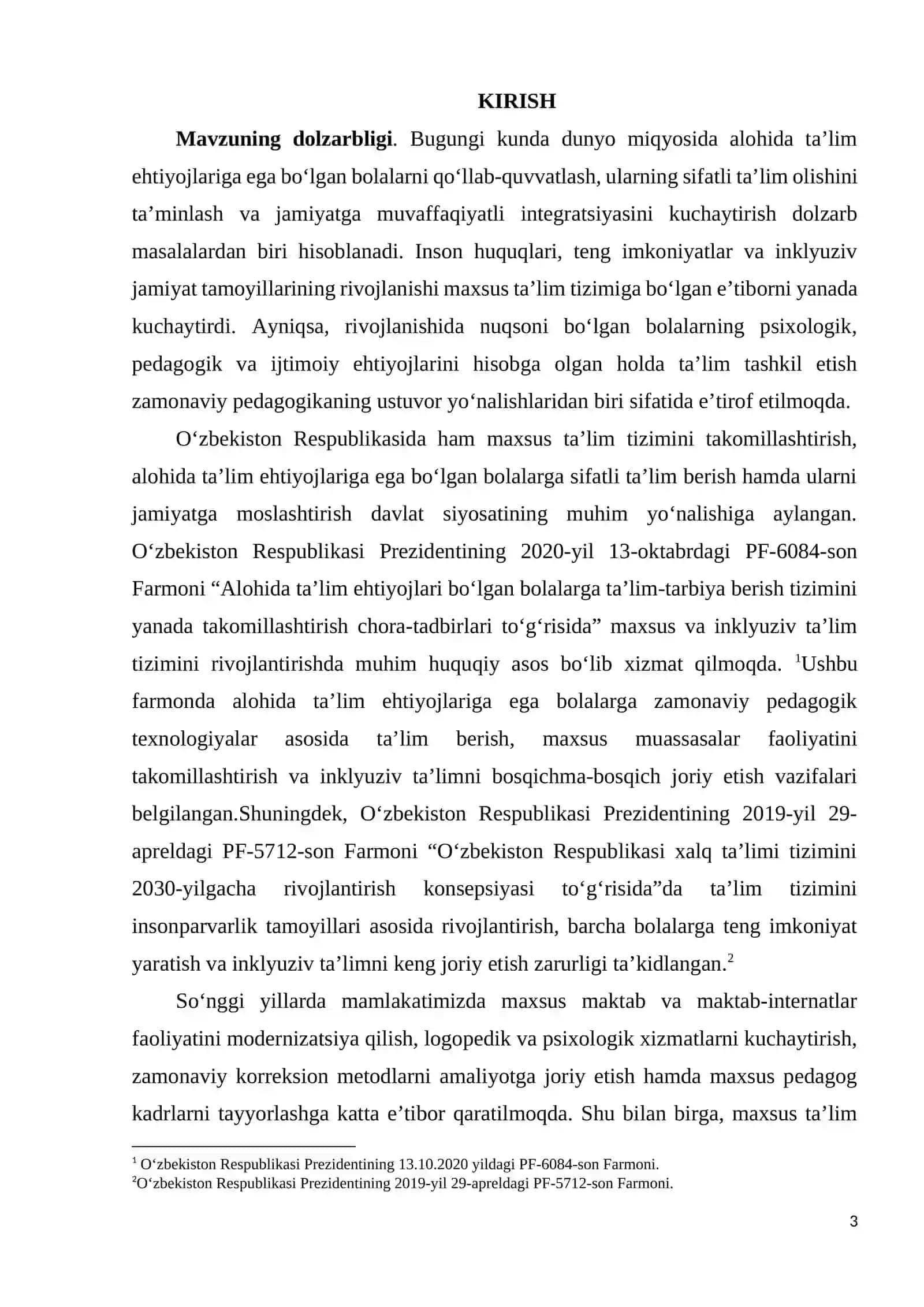 Maxsus ta'limni tizimining shakllanishi va tarixiy rivojlanishi 3