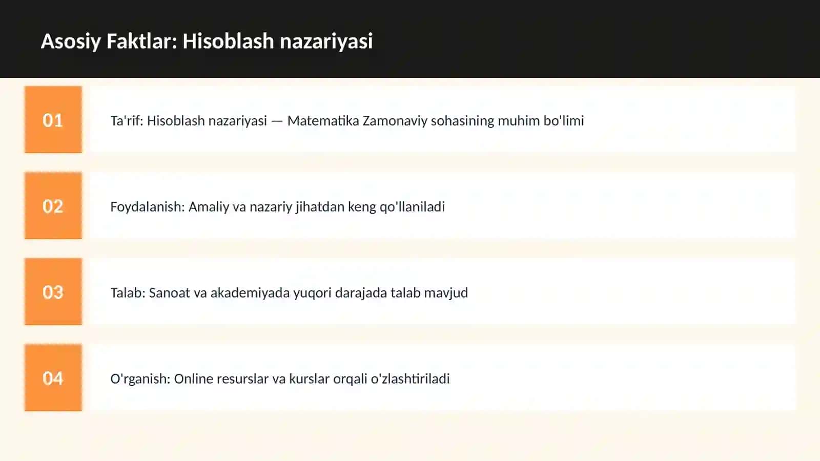 FAN | MATEMATIKA ZAMONAVIY 3