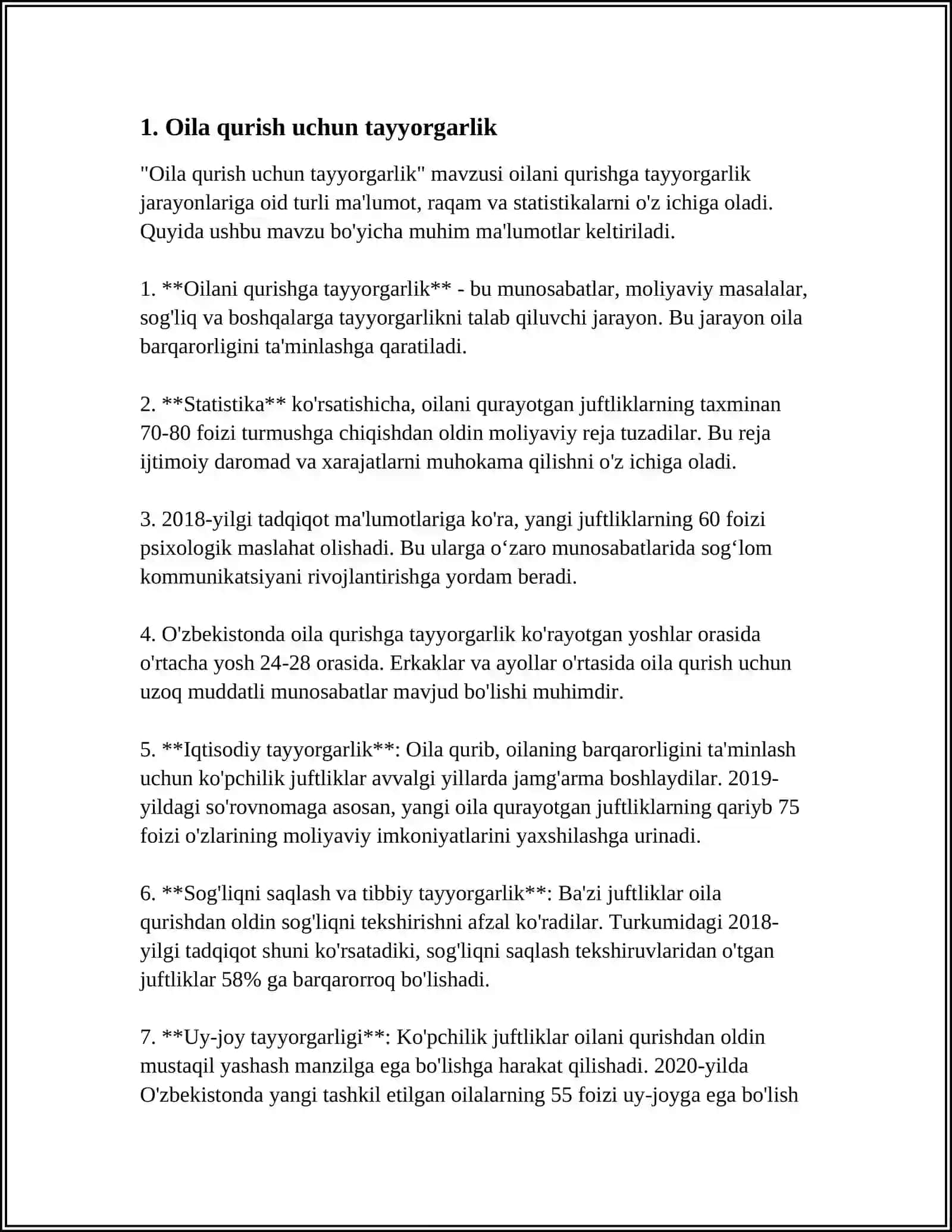 A.FITRATNING "OILA ASARI"DAGI OILA QURISH TARTIBLARI VA FARZAND TARBIYASIGA OID 3