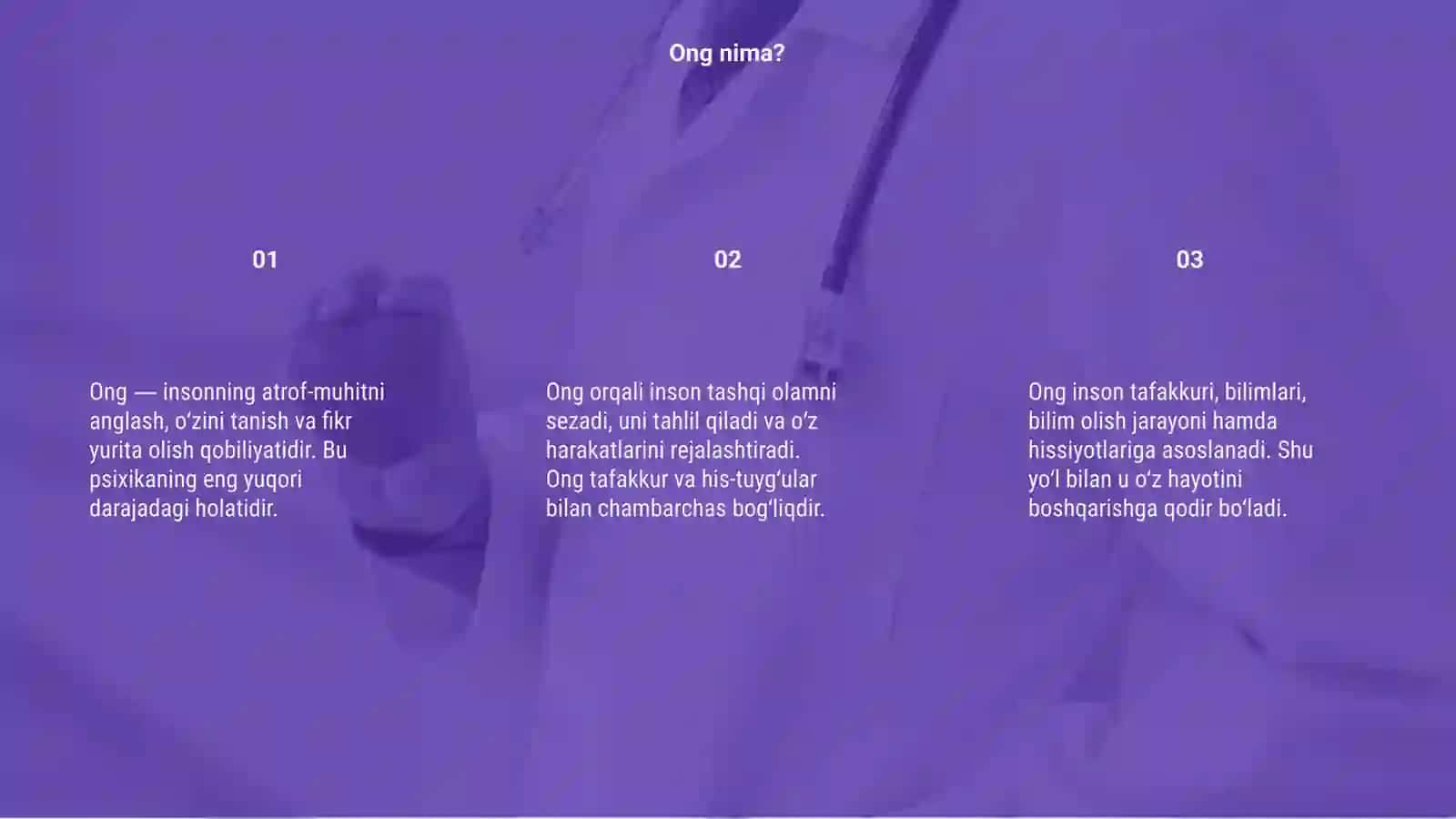 Ong haqida tushuncha 3