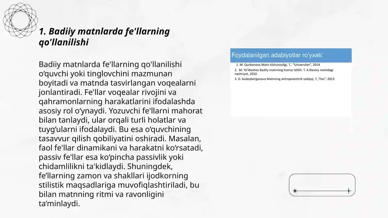 Badiiy matnning morfologik xususiyatlari 3