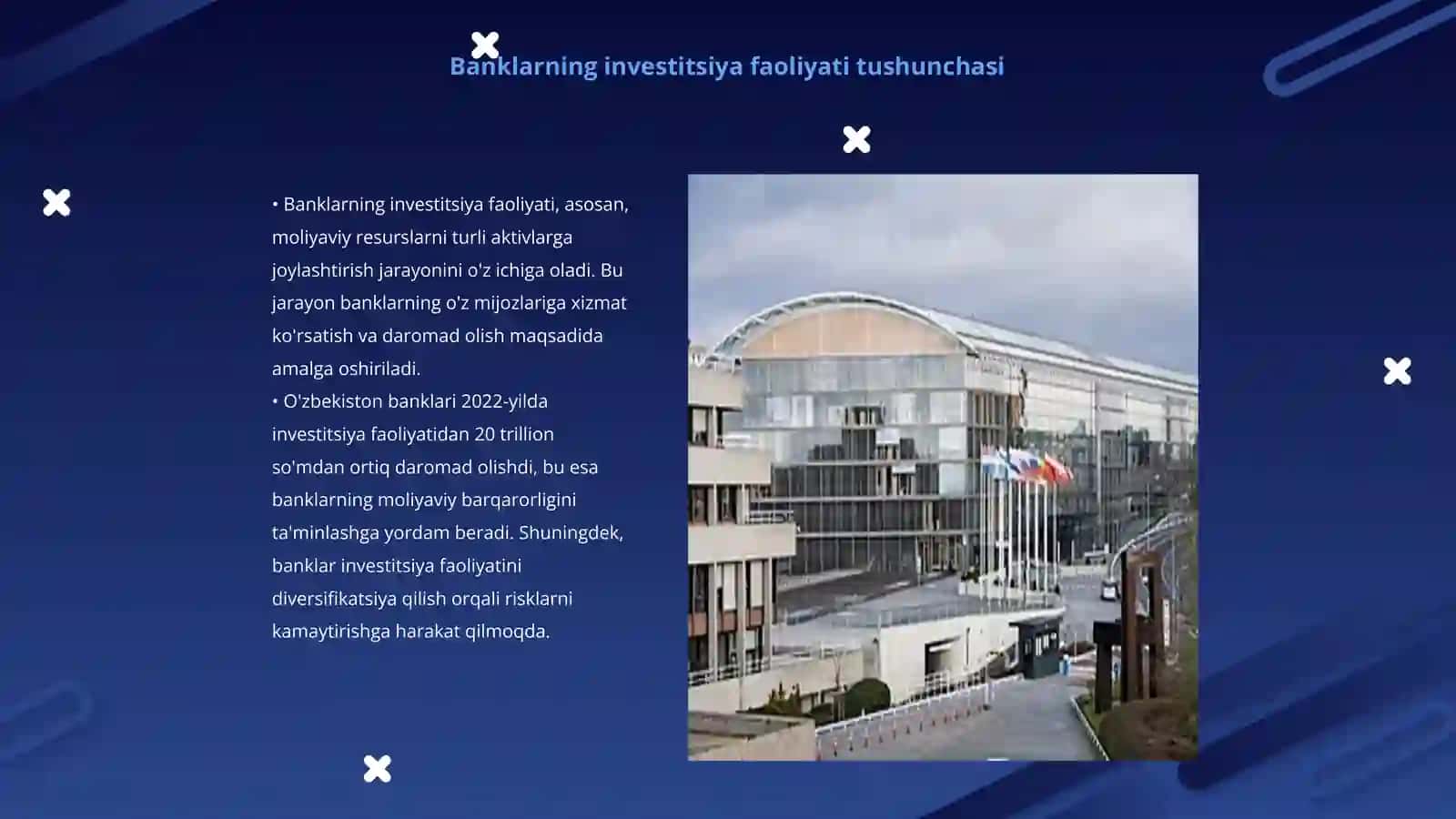 Banklardagi investitsiya faoliyati va investitsiya siyosati 3