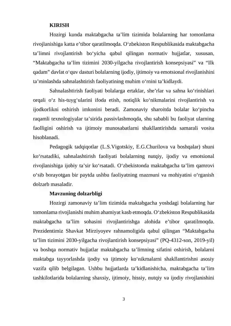 MAKTABGACHA TA’LIM TASHKILOTIDA SAHNALASHTIRISH FAOLIYATINING MAZMUN VA MOHIYATI.docx 3