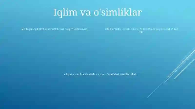 Oʻzbekistonning Togʻ Va TogʻOldi Mintaqasi Tuproqlari Geografiyasi 3
