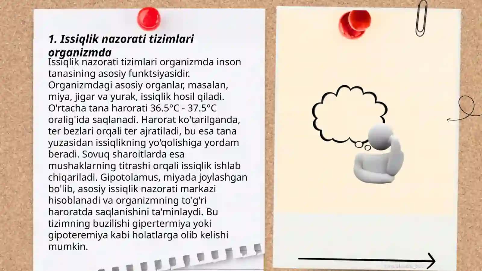Organızmda ıssıqıqnıng fızıkavıy va kımyovıy yo'l bılan boshqarılıshı 3