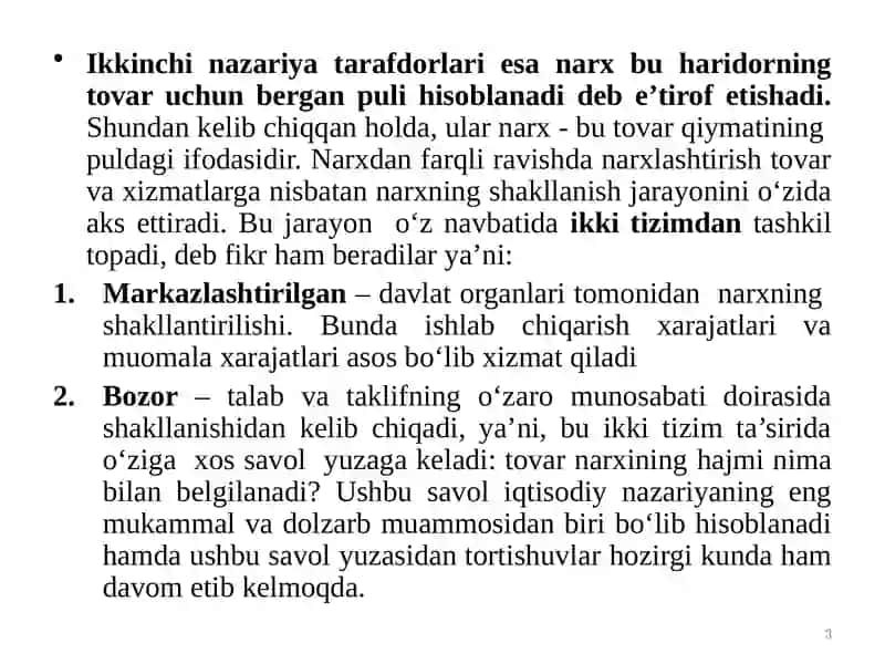 Marketingda narx siyosati 3