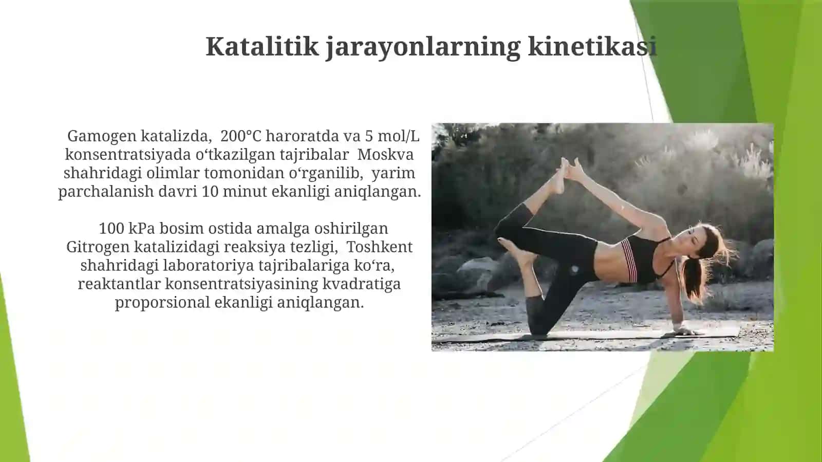 Gitrogen kataliz Gamogen katalizda faol markazlari 3