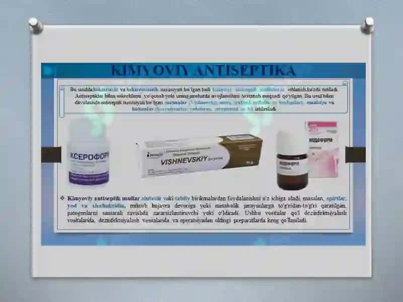 Kimyoviybiologik va aralashan antiseptika usullari 3