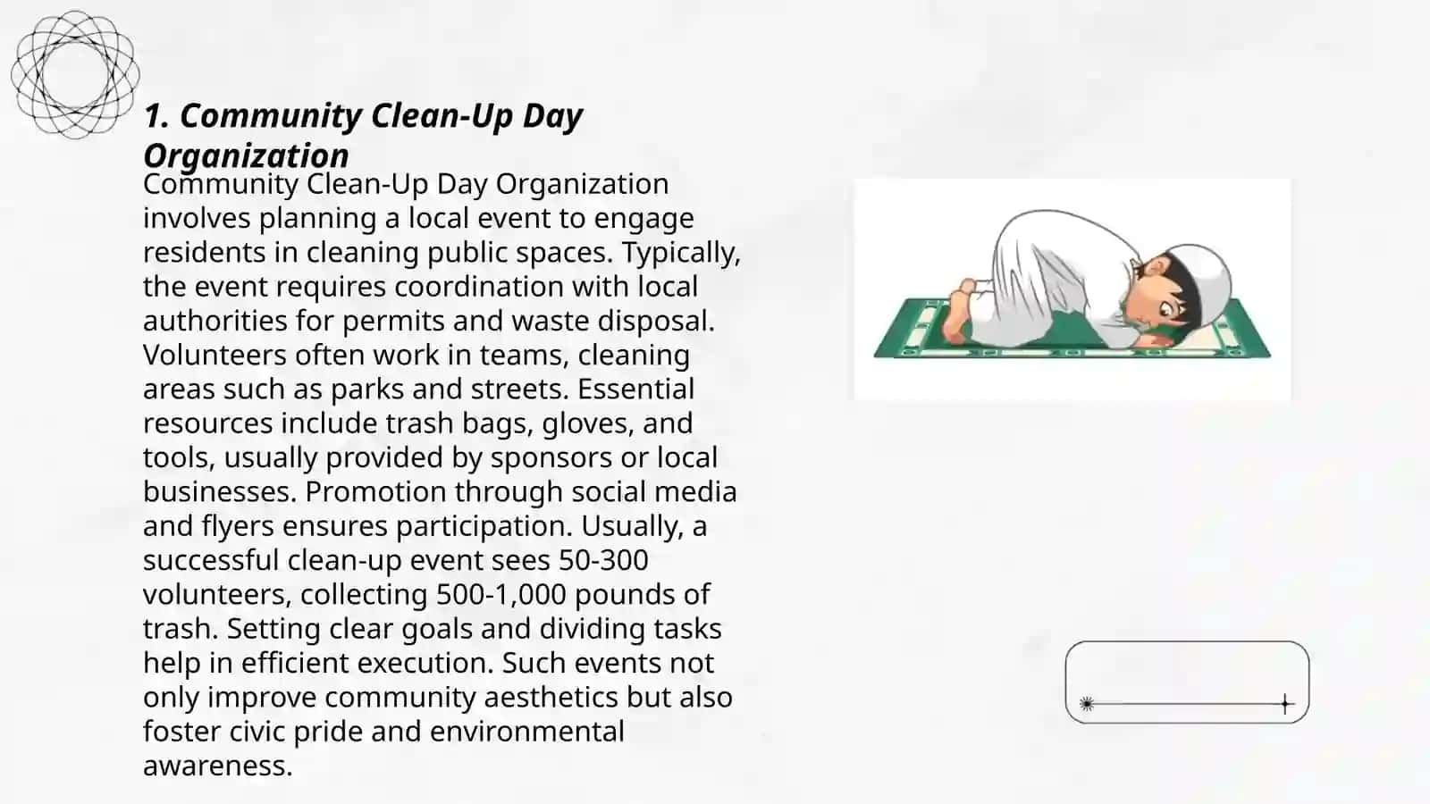 Keeping a local park clean 3