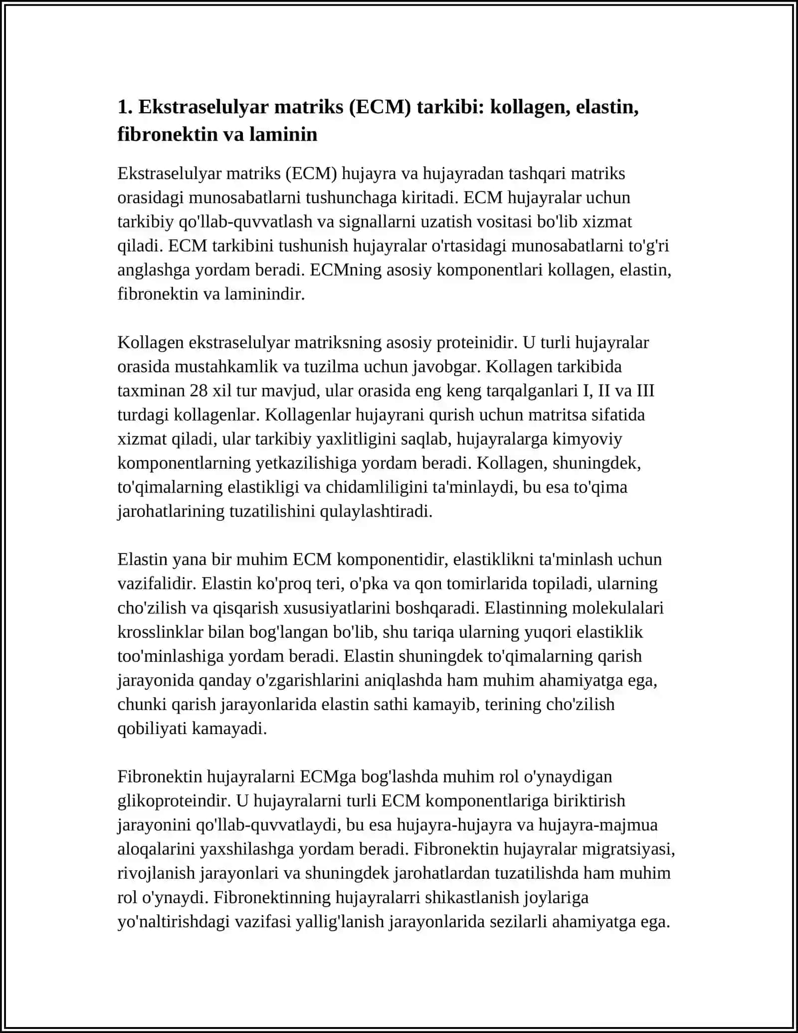 HUJAYRA VA HUJAYRADAN TASHQARI MATRIKS ORASIDAGI MUNOSABATLAR 3