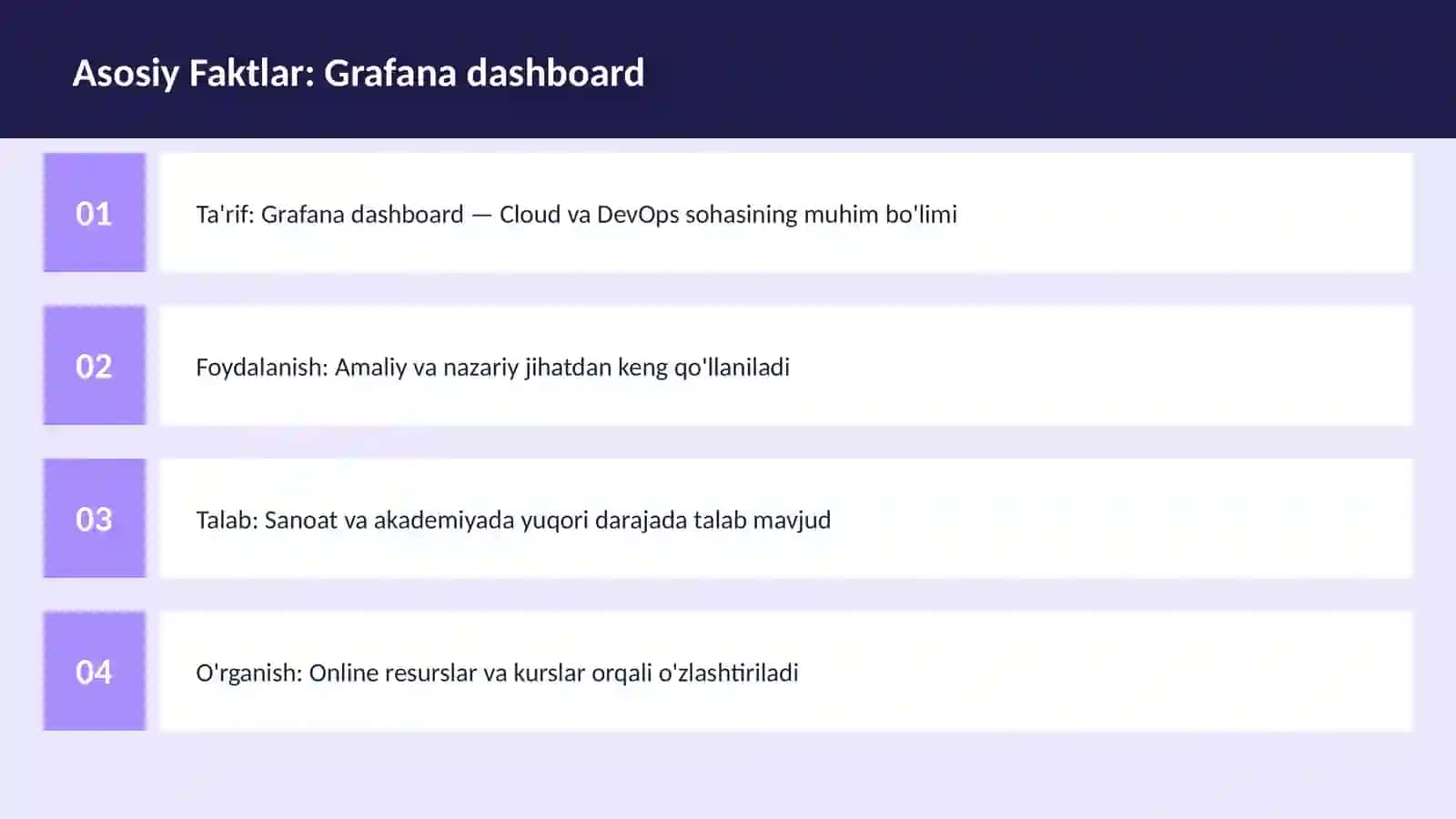 Grafana dashboard 3