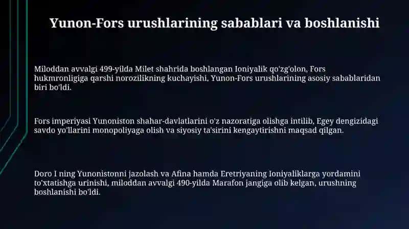 Yunon fors urushlari Makedoniyaning Yunonistonni bosibolishihaqida 3