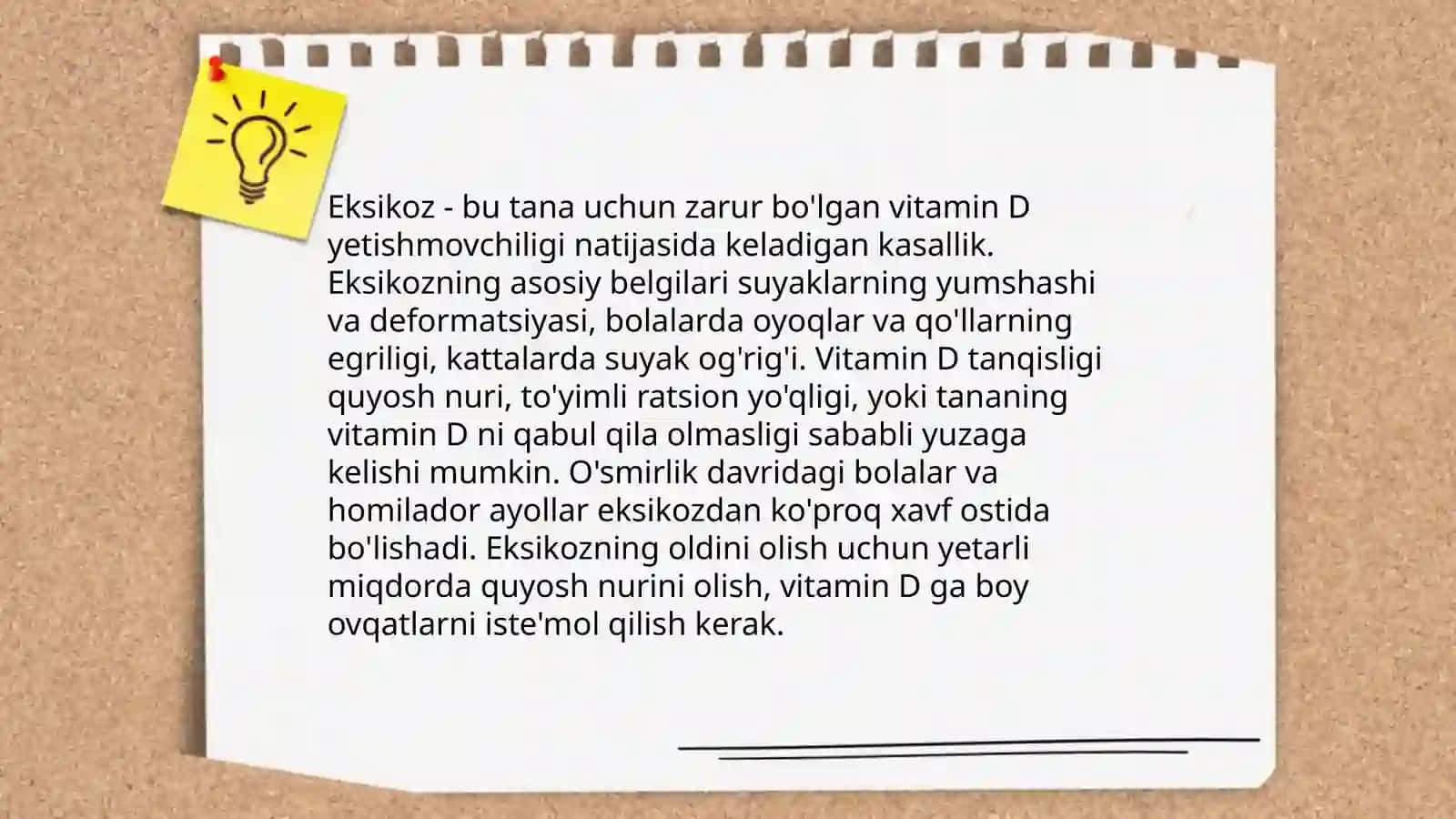 Eksikoz bilan og'rigan bolalarga yordam 3