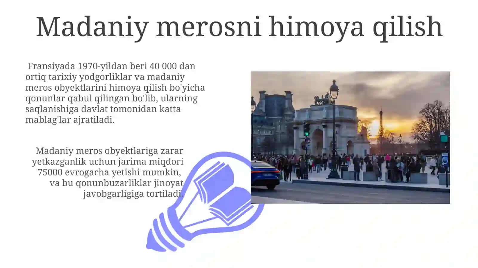 Fransiyada Turizm Qonunchiligi,Xavfsizligi va turistlar uchun rasmiy tizimlar 3