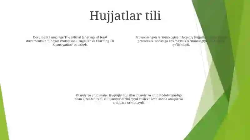 Jinoyat Protsessual Hujjatlar Va Ularning Til Xususiyatlari 3