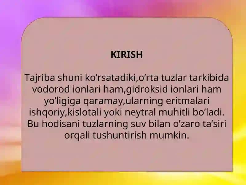 TUZLAR GIDROLIZI 3