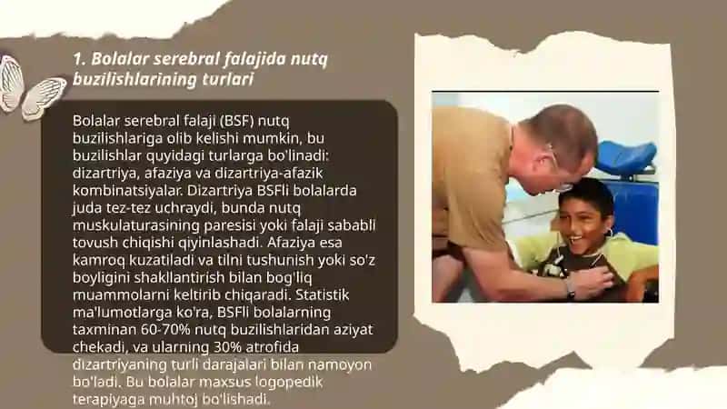 Bolalar serebral falajida kuzatiladigan nutq buzilishlari va ularni bartaraf etish reabilitatsiyasida logopedik diagnostika usullari 3