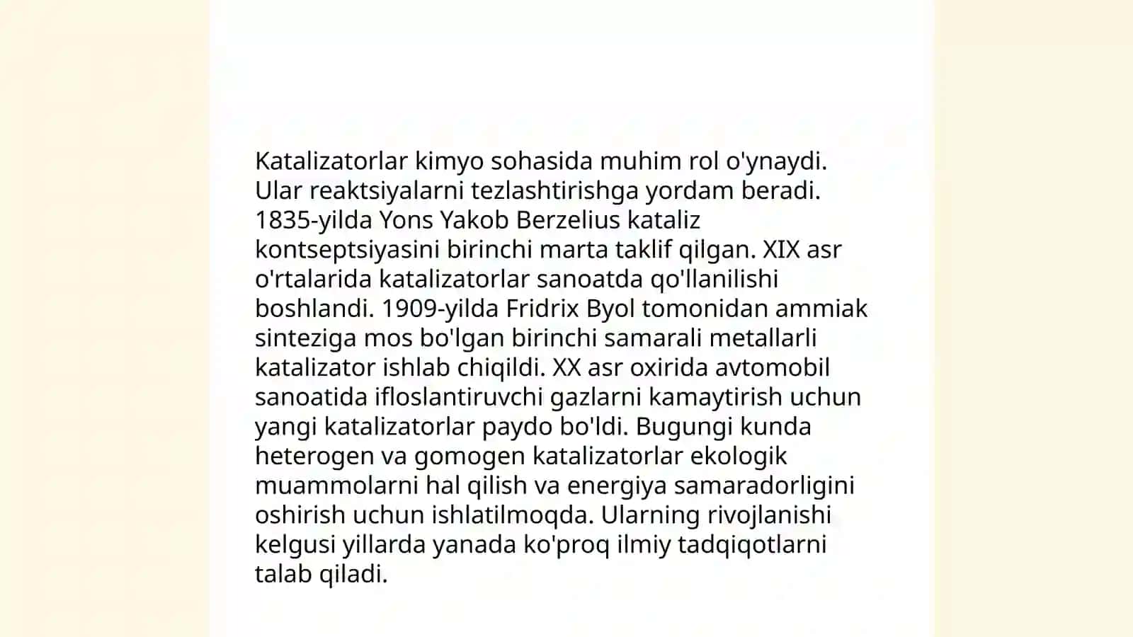 Katalizator haqidagi g‘oyalarning rivojlanishi 3