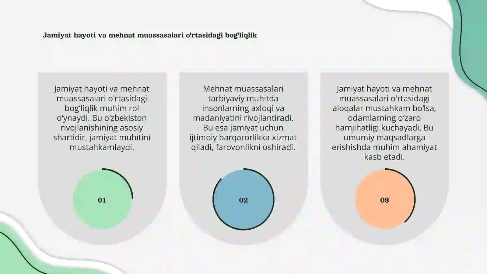 Mehnat muassasalari tarbiyaviy muhitiga bog‘liqligi 3