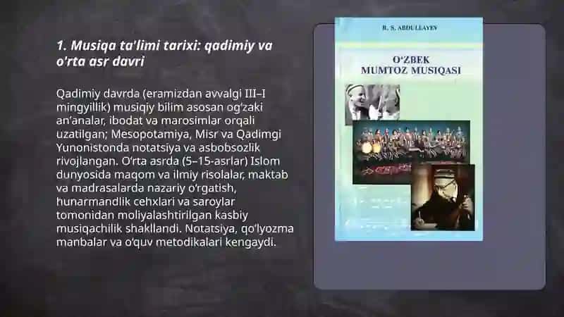 Musiqa talim tarixi 3