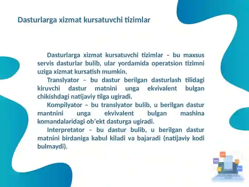 Berilganlar ilovalari bilan ishlash texnologiyalari 3