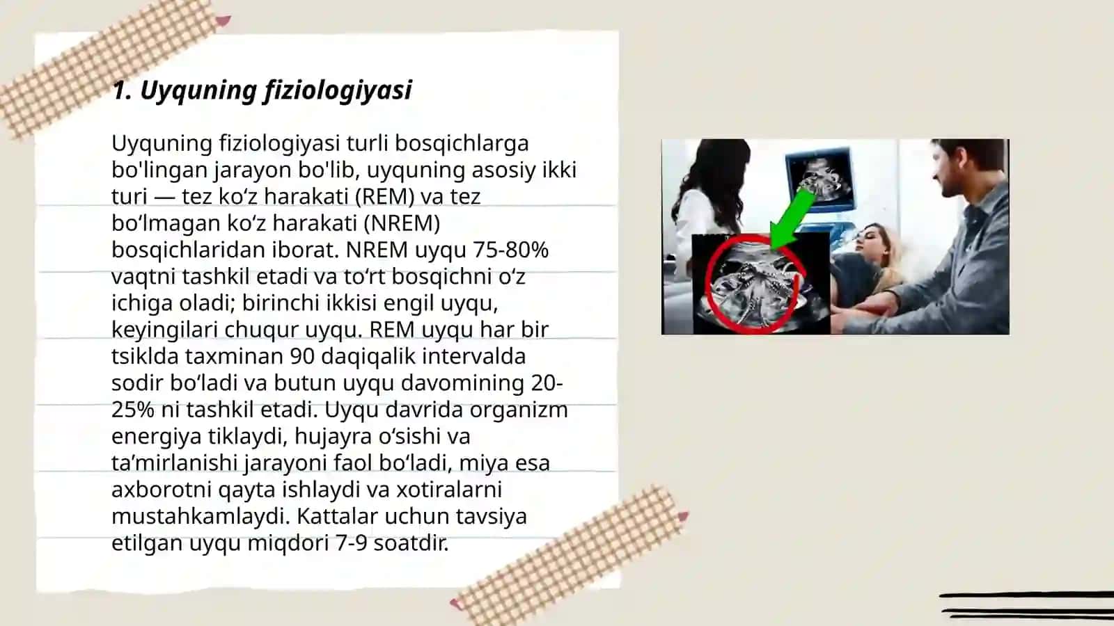 Uyqu,tush ko'rish va gipnoz,uyqu gigiyenasi 3