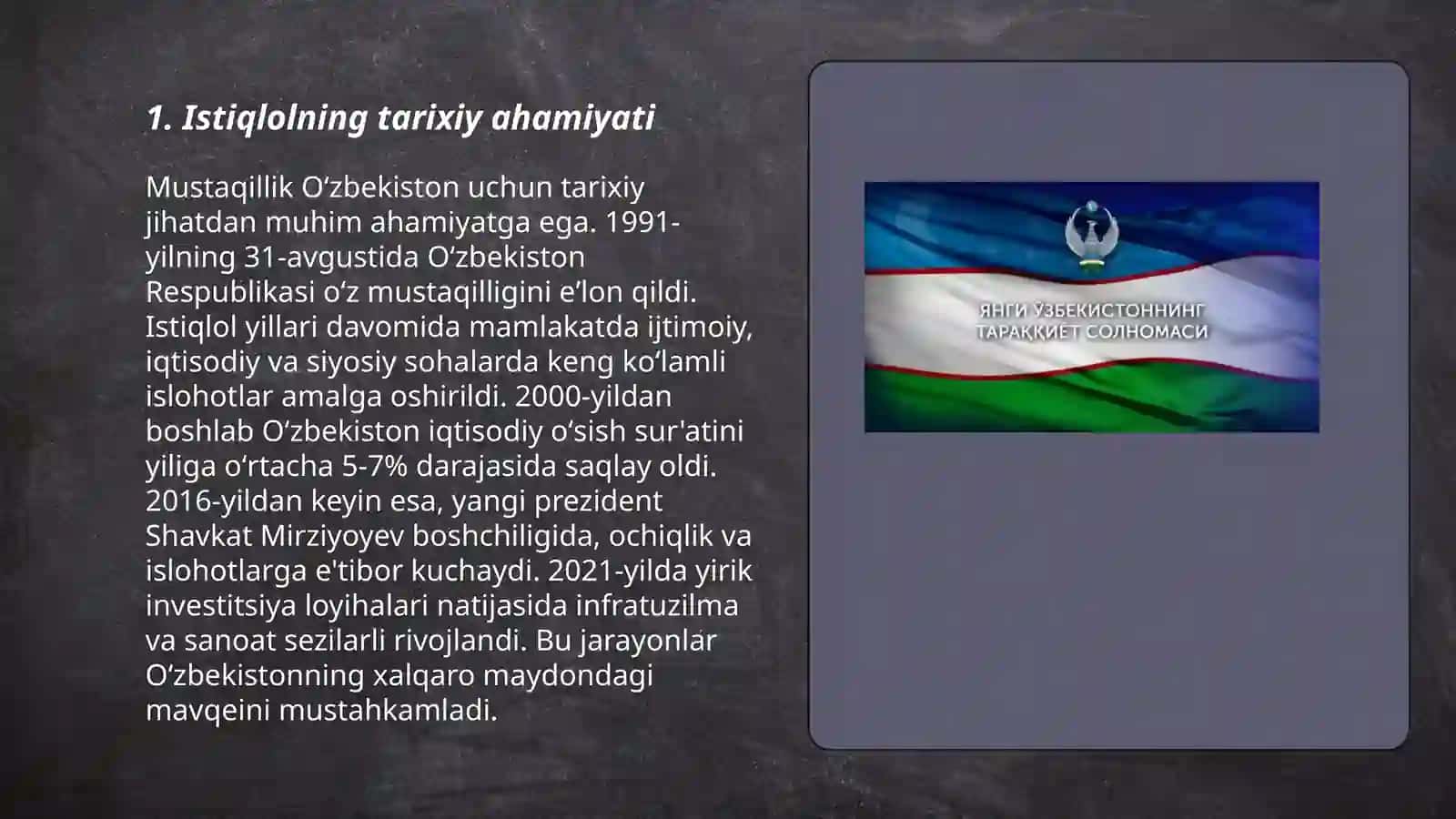 Istiqlolning tarixiy ahamiyati 3