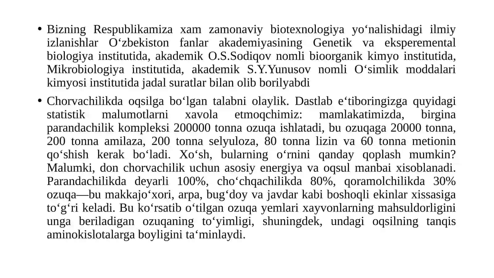 Un va un mahsulotlari ishlab chiqarish korxonalari qoldiq mahsulotlari utilizatsiyasi va ikkilamchi mahsulotlar olish 3