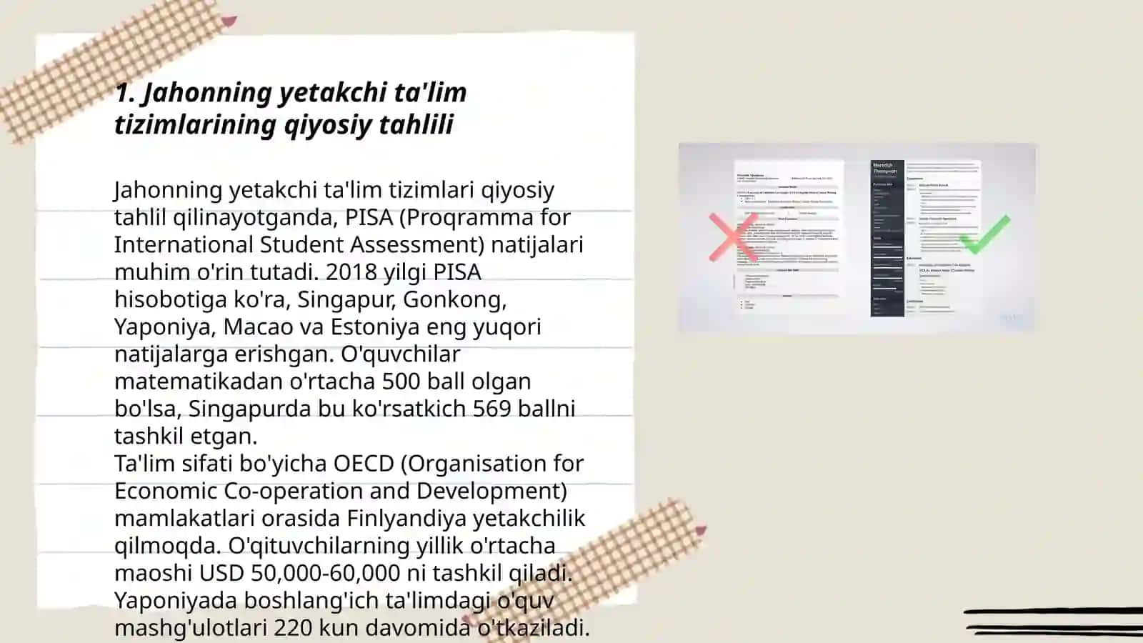 Jahon tarbiyaviy konsepsiyalari namunalarining qiyosiy pedagogik tahlili 3