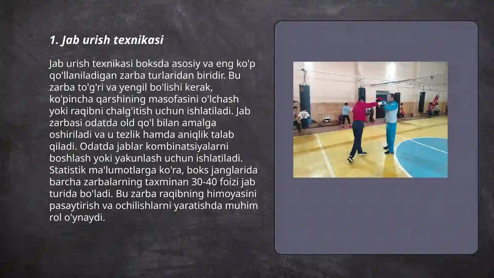 Jab urish texnikasi 3
