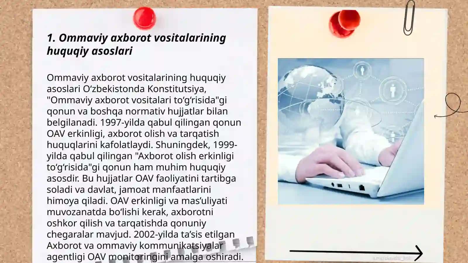 Ommaviy axborot vositalarining huquqiy asoslari 3