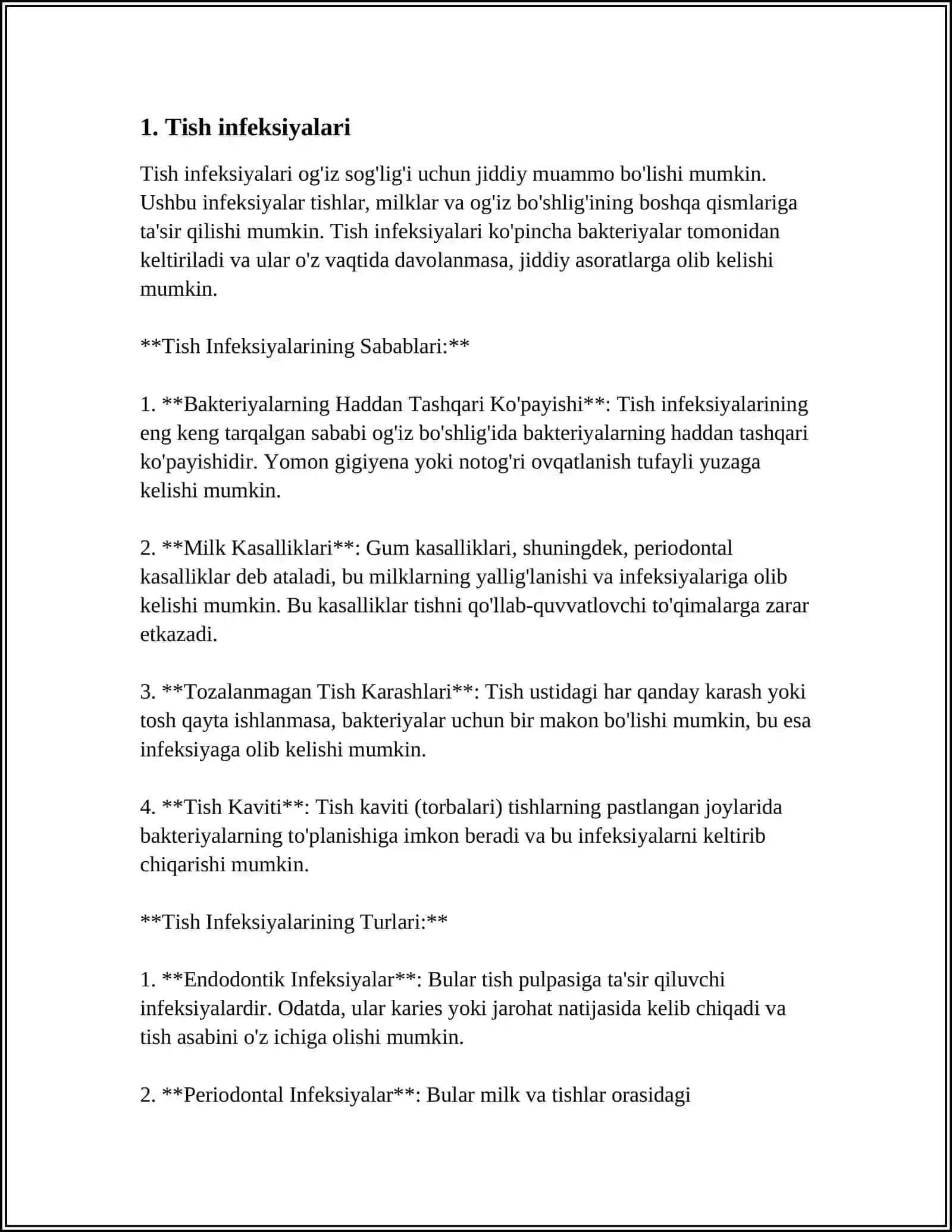 Tish infeksiyalari 3