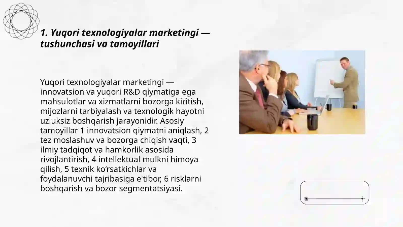 Yuqori texnologiyalar marketingi va ekologik marketing tushunchasi 3