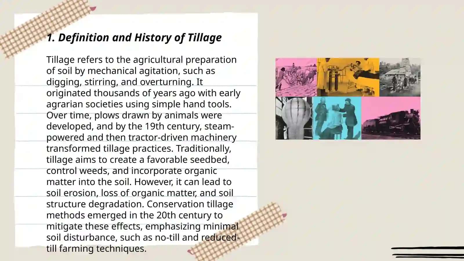 The importance of tillage 3