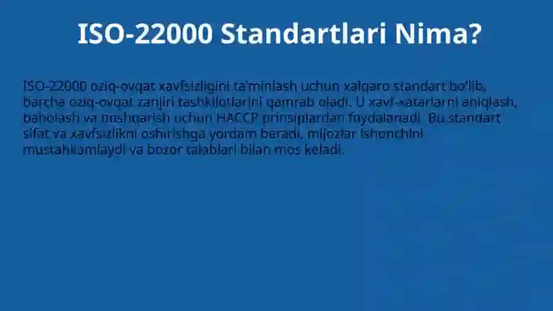 ISO-22000 Standartlari 3