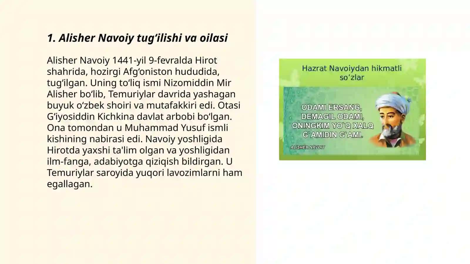 Alisher Navoiy hayoti va ijodi 3