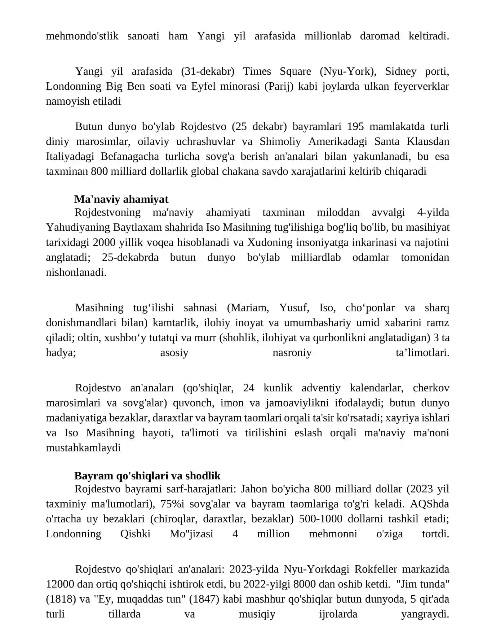 Rojdestvo liboslari 3