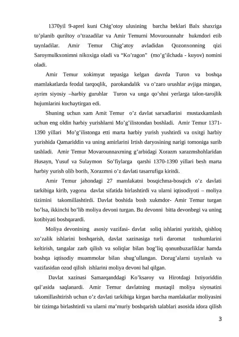 AMIR TEMUR VATEMURIYLAR SULOLASI DAVRIDA OILA TARBIYASI 3