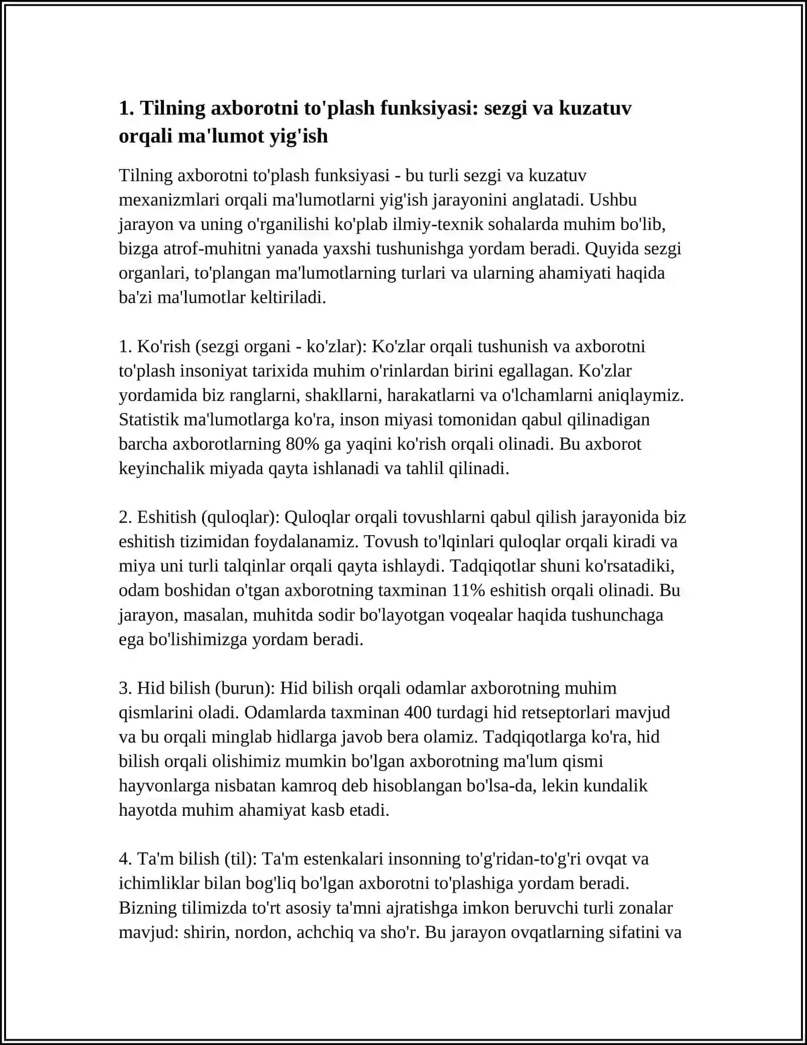 TILNING AXBOROTNI TOPLASH VA UZATISH FUNKSIYASI 3