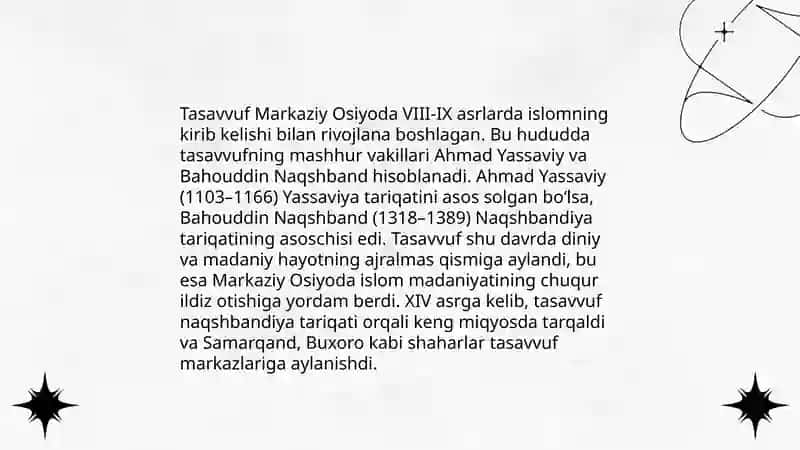 Markaziy Osiyoda tasavvuf uning tarbiyaviy jihatlari 3