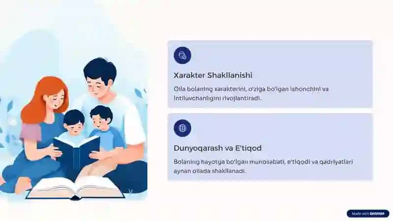 Oila tarbiyasining shaxs kamolotidagi o‘rni va ahamiyati 3