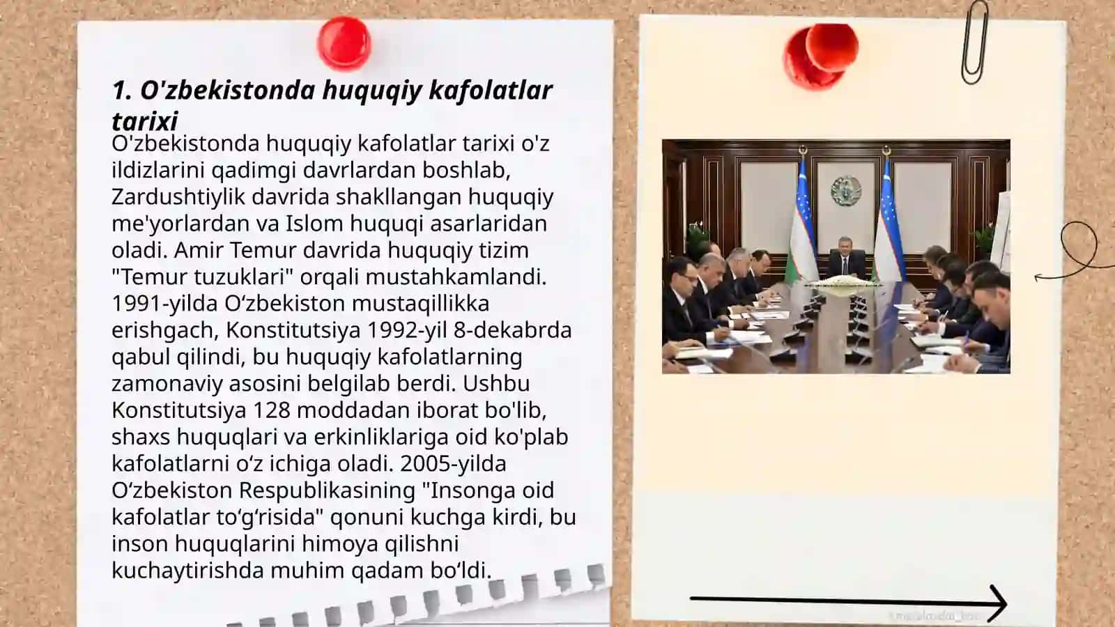 O'zbekistonda huquqiy kafolatlar tarixi 3