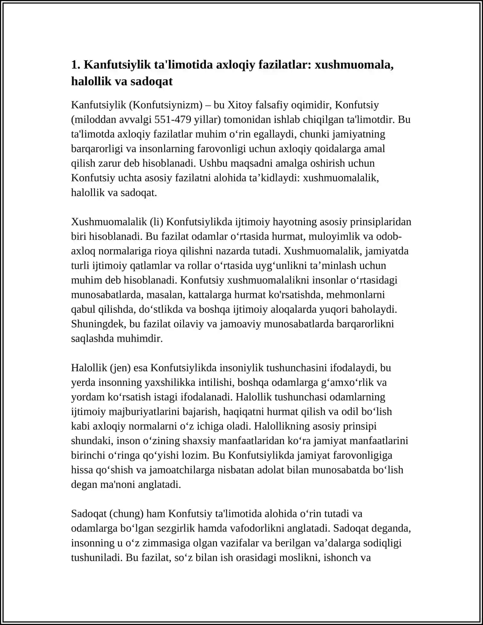 KANFUTSIYLIK TALIMOTIDA IJTIMOIY VA AXLOQIY MASALALAR 3