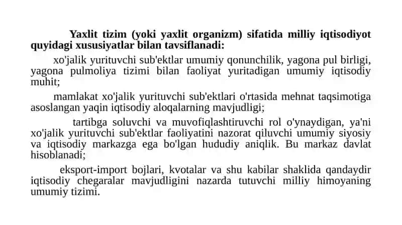 Milliy iqtisodiyotning tarmoq tuzilishi 3
