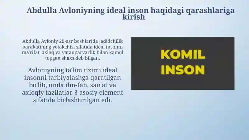 Abdulla Avloniyning komilinson haqidagi qarashlari 3